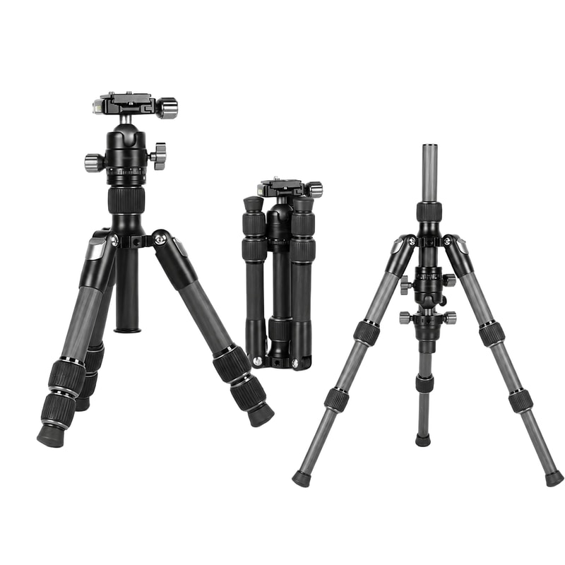 Ultralight Carbon Fiber Camera Tripod