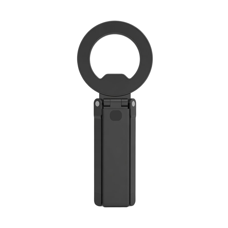 Phone attaching to magnetic tripod